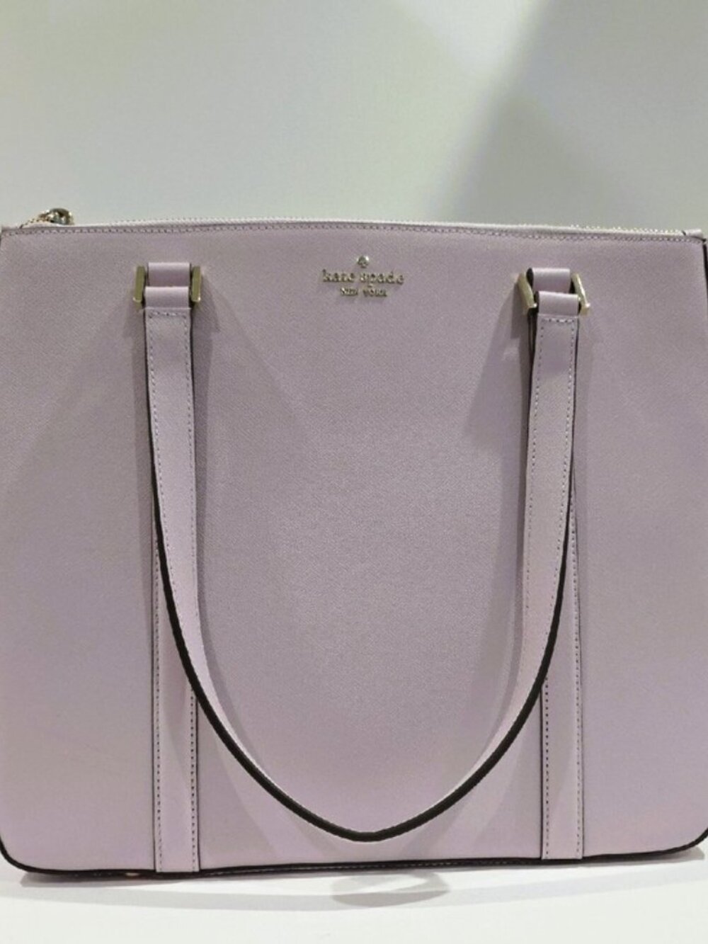 NWT ☑️Kate Spade LILAC Briar Newbury Lane Saffiano Leather Tote Bag (⚠️CALL-OUT)